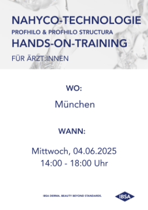 Bild von 04.06.2025 » München /  Die Innovation der NAHYCO Technologie – Regenerative Ästhetik mit Profhilo Structura