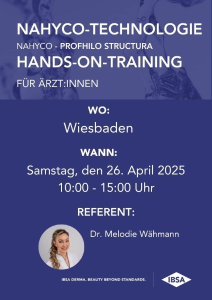 Bild von 26.04.2025  »  Wiesbaden / Die Innovation der NAHYCO Technologie – Regenerative Ästhetik mit Profhilo Structura