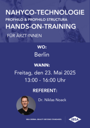 Bild von 23.05.2025  » Berlin / Die Innovation der NAHYCO Technologie – Regenerative Ästhetik mit Profhilo Structura