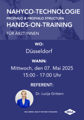 Bild von 07.05.2025  »  Düsseldorf / Die Innovation der NAHYCO Technologie – Regenerative Ästhetik mit Profhilo Structura