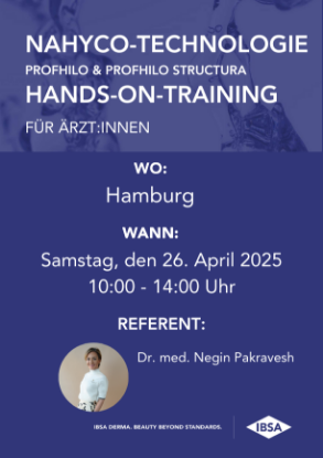 Bild von 26.04.2025  »  Hamburg / Die Innovation der NAHYCO Technologie – Regenerative Ästhetik mit Profhilo Structura