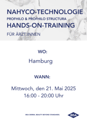 Bild von 21.05.2025  »  Hamburg / Die Innovation der NAHYCO Technologie – Regenerative Ästhetik mit Profhilo Structura