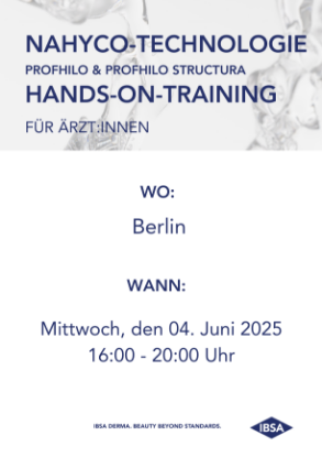 Bild von 04.06.2025 » Berlin /  Die Innovation der NAHYCO Technologie – Regenerative Ästhetik mit Profhilo Structura