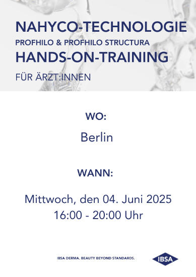 Bild von 04.06.2025 » Berlin /  Die Innovation der NAHYCO Technologie – Regenerative Ästhetik mit Profhilo Structura