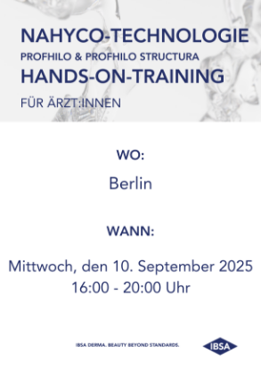 Bild von 10.09.2025  »  Berlin / Die Innovation der NAHYCO Technologie – Regenerative Ästhetik mit Profhilo Structura