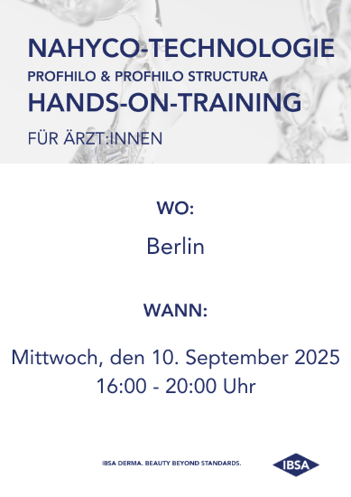 Bild von 10.09.2025  »  Berlin / Die Innovation der NAHYCO Technologie – Regenerative Ästhetik mit Profhilo Structura