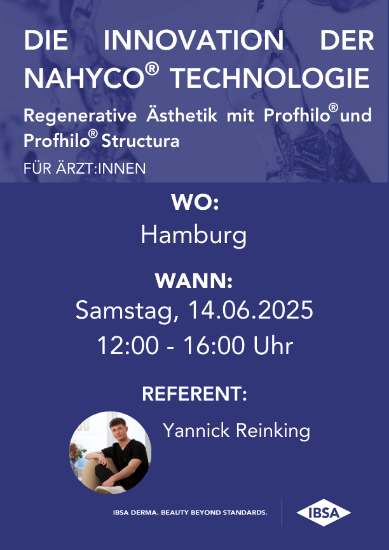 Bild von 14.06.2025  »  Hamburg  / Die Innovation der NAHYCO Technologie – Regenerative Ästhetik mit Profhilo Structura