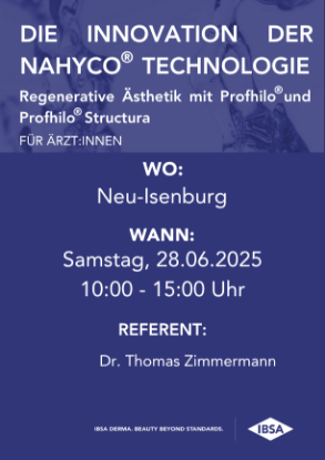 Bild von 28.06.2025 » Neu-Isenburg/  Die Innovation der NAHYCO Technologie – Regenerative Ästhetik mit Profhilo Structura