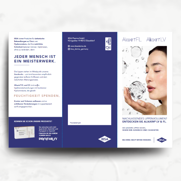 Bild von Patientenflyer Aliaxin® „Lips“  10 stk